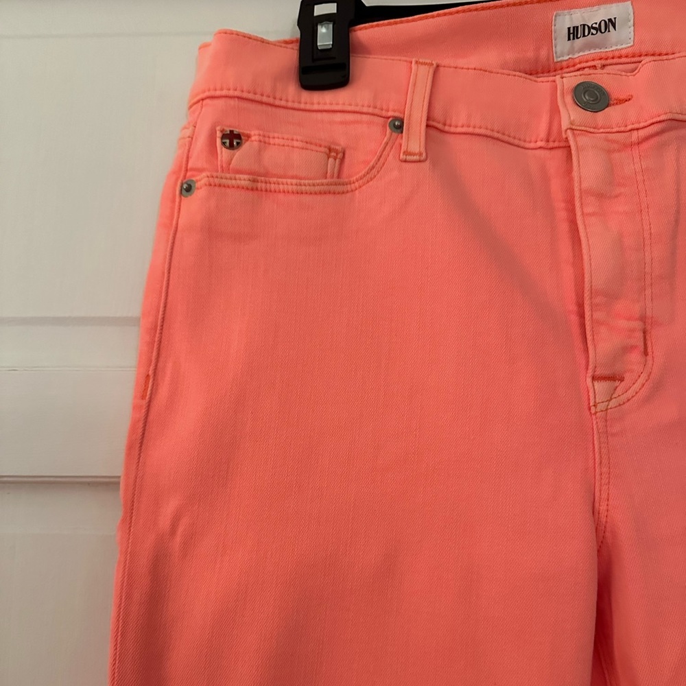 Hudson Jeans Size 32 - Bright Coral